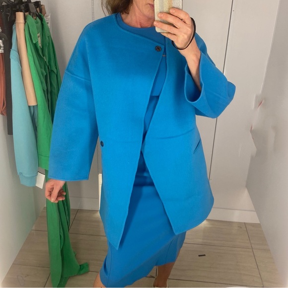 Blue Sky Factory Wool Coat, Sz M - Picture 12 of 15